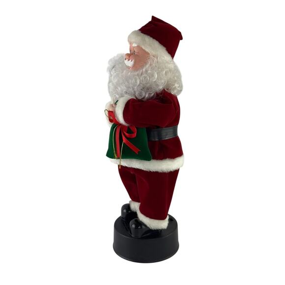 Vintage 16” Santa Figure, Candle Lights Up, Christmas Music Plays, Holiday Decor - Picture 4 of 10
